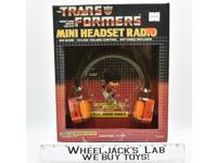 Mini Headset Robot AM Radio NEW MOSC Nasta Hasbro G1 Transformers Vintage