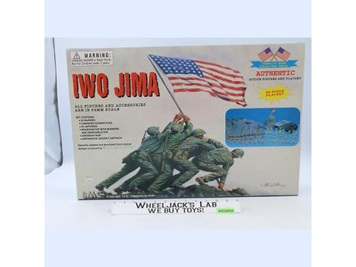 Iwo Jima 60 Piece Playset American Hero 2000 BMC Toys 54mm Scale NEW SEALE