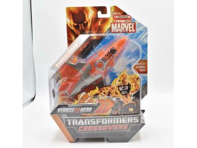 Human Torch MISB NEW Transformers Crossovers Vehicle To Hero Hasbro 2008 Figure
