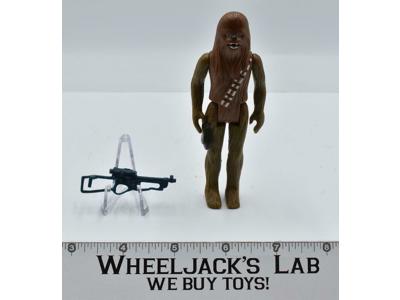 Chewbacca #1 BLUE GUN 100% Complete Star Wars Kenner 1977 Action Figure No Repro