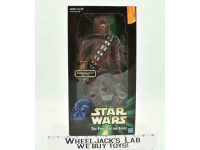 Chewbacca Over 13" Tall 1999 NEW MISB POTF2 Star Wars Hasbro Action Figure