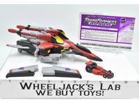 Starscream Swindle Max-Con 100% Complete Armada 2002 Hasbro Transformers Figures