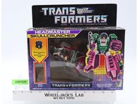 Headmaster Skullcruncher W/BOX & INSERT 100% Complete G1 Transformers Figure