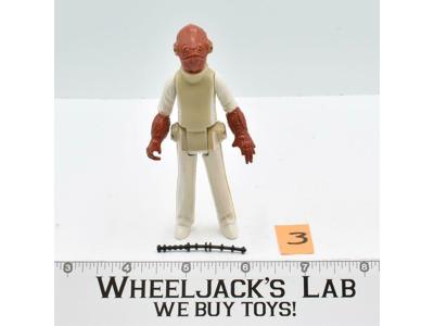 Admiral Ackbar #3 100% Complete Star Wars ROTJ 1983 Vintage Kenner NO REPRO