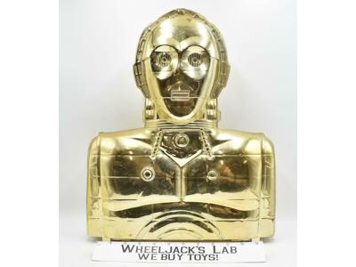 C-3PO Action Figure Storage Case Container W/INSERT 1983 Kenner Star Wars