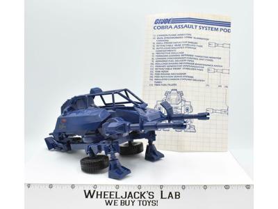 ASP A.S.P. Complete 1984 GI Joe Hasbro Vintage Vehicle Action Figure Cobra ARAH