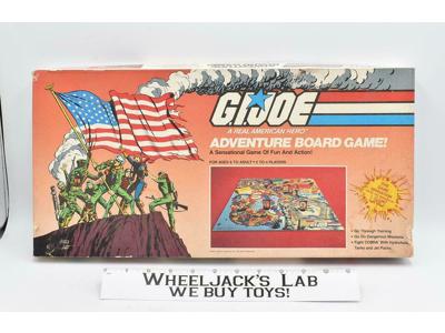 A Real American Hero Adventure Board Game 1982 GI Joe Hasbro Vintage