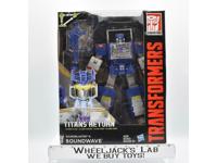 Soundwave Sandblaster NEW MISB Leader Class Titans Return Transformers
