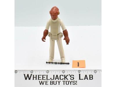Admiral Ackbar #1 100% Complete Star Wars ROTJ 1983 Vintage Kenner NO REPRO