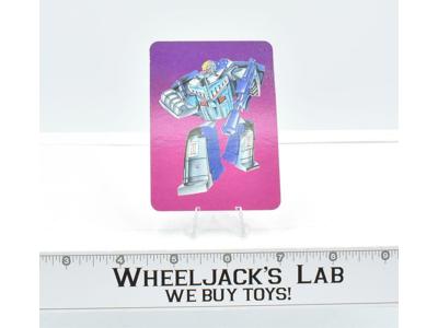 Astrotrain Card 110 Variant Color Transformers Action Trading Cards 1985 G1
