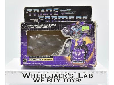 Astrotrain Box Only 1985 Action Figure Vintage Hasbro G1 Transformers