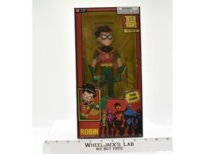 Team Leader Robin MOSC NEW Teen Titans 2004 Bandai DC Super Heroes Action Figure