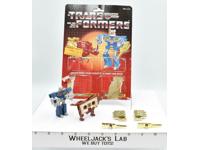 Ramhorn and Eject Cassettes GOLD Complete W/Cardback Hasbro 1985 G1 Transformers