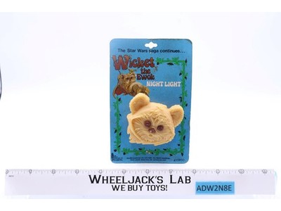 Wicket The Ewok Night Light W/Cardback ROTJ Star Wars1983 Vintage WORKS