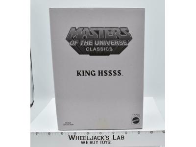 King HSSSS MOSC w/ Mailer He-Man Masters of the Universe MOTUC Mattel Figure