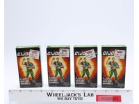 Lot of 4 GI Joe Plastic Adhesive Bandages Box of 7 Hasbro 1986 Band-Aid NEW