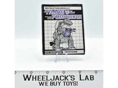 Trypticon Action Figure Instruction Manual Booklet 1987 Hasbro G1 Transformers