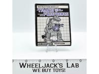 Trypticon Action Figure Instruction Manual Booklet 1987 Hasbro G1 Transformers