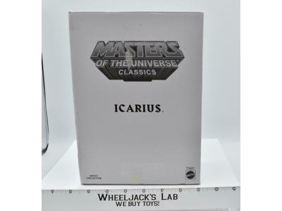 Icarius MOSC w/ Mailer He-Man Masters of the Universe MOTUC 2009 Mattel Figure