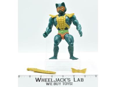 Mer-Man #2 GREEN BELT 100% Complete He-Man MOTU Mattel Masters of the Universe
