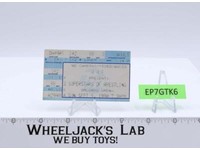 WWF 3 Superstars of Wrestling Ticket Stub Orlando Arena 1990 NICE!