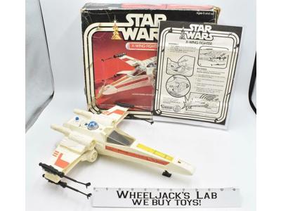 X-Wing 100% Complete MIB Star Wars 1977 Vintage Kenner Action Figure Vehicle