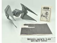 Imperial Tie Interceptor 100% Complete Star Wars ROTJ Vintage 1983 Kenner