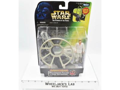 Luke Skywalker Millennium Falcon Gunner Station 1997 NEW MOSC POTF2 Star Wars