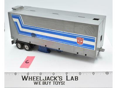Optimus Prime Trailer LIGHT-BLUE Only #6 Vintage 1985 G1 Transformers Hasbro