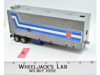 Optimus Prime Trailer LIGHT-BLUE Only #6 Vintage 1985 G1 Transformers Hasbro