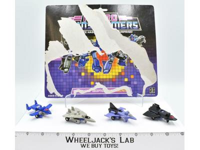 Air Strike Patrol W CARDBACK #2 Micromaster Vintage Hasbro 1989 G1 Transformers