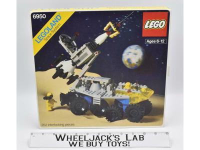 6950 Lego Land Space System 1982 Mobile Rocket Transport Lego Box