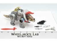 Slag 100% Complete 1985 Vintage G1 Transformers Triceratops Action Figure