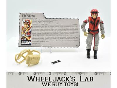 Crazylegs V1 1987 GI Joe ARAH Hasbro Vintage Action Figure
