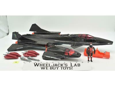 Cobra Night Raven SR-71 Blackbird Jet #5 Complete 1986 GI Joe Hasbro Vintage