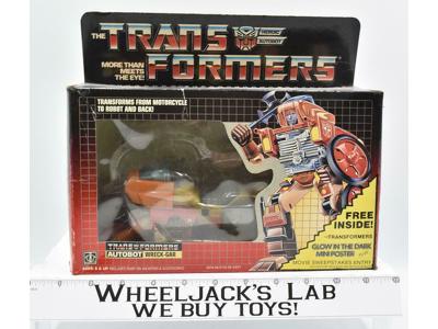 Wreck-Gar MIB NICE FIG UNUSED STICKERS Complete 1986 Vintage G1 Transformers