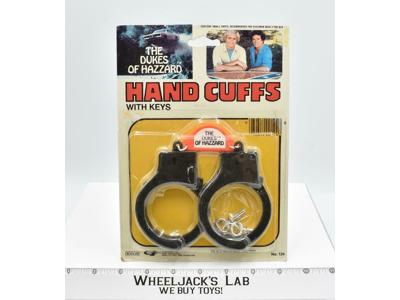 Toy Hand Cuffs Gordy MOSC 1981 Dukes Of Hazzard Warner Bros Vintage