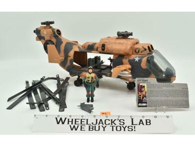 Tomahawk Helicopter W/ Lift Ticket #1 1986 GI Joe Vintage Hasbro Action Figure