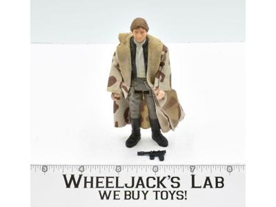 Han Solo Trench Coat 100% Complete Star Wars ROTJ 1983 Vintage Kenner NO REPRO
