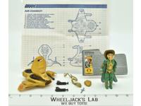Air Chariot W/Serpentor 100% Complete 1986 GI Joe Hasbro Vintage Action Figure