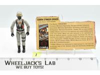 Cobra Stinger Driver #1 V1 100% Complete 1984 GI Joe ARAH Hasbro Action Figure