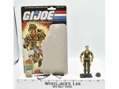 Footloose V1 100% Complete W/ Card 1985 GI Joe Hasbro Vintage Action Figure