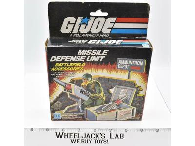 Missile Defense Unit W/Box Complete GI Joe 1984 Action War Hasbro Vintage