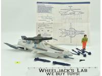 Skystorm X-Wing #5 W/ Driver Complete 1987 GI Joe ARAH Hasbro Vintage Vehicle
