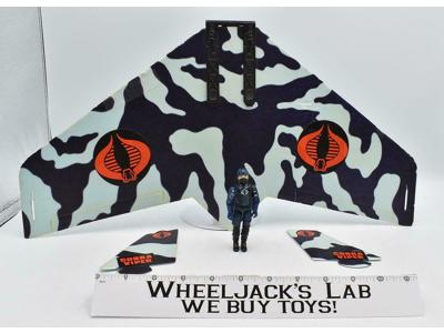 Cobra Viper Glider W/Viper Pilot Complete 1983 GI Joe ARAH Action Figure Vehicle