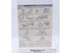Silver Mirage Motorcycle 1985 ORIGINAL Instructions Blueprints G.I. Joe Hasbro