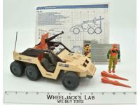 Desert Fox W/ Skidmark Complete 1988 GI Joe Vintage Action Figure Vehicle Hasbro