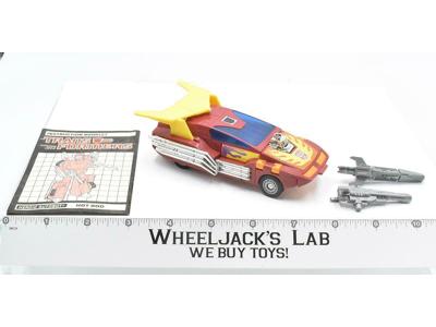 Hot Rod MINT 100% Complete 1986 Vintage Hasbro G1 Transformers Action Figure