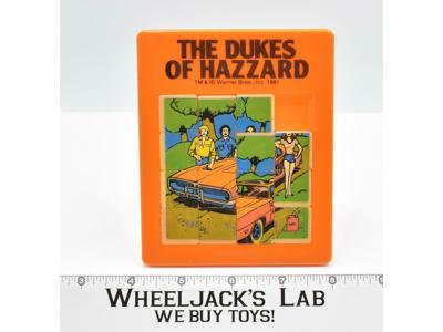 Dukes Of Hazzard General Lee Sliding Tile Dexterity Puzzle 1981 Warner Bros