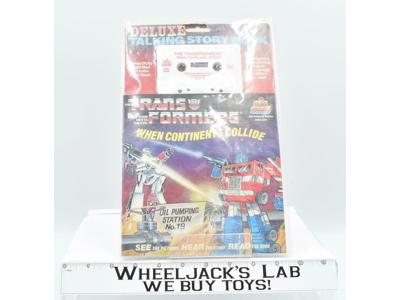 When Continents Collide Deluxe Talking Storybook Cassette Book G1 Transformers